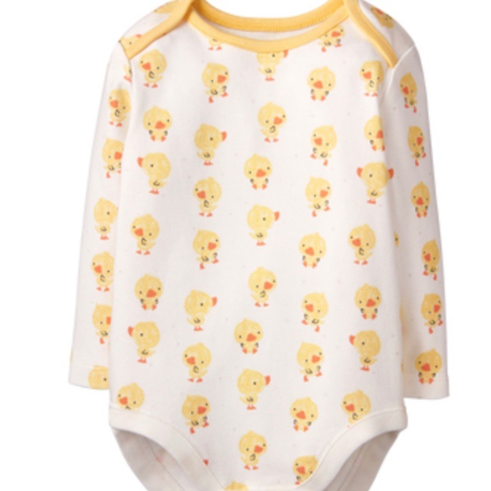 NWOT Gymboree duckling bodysuit 0-3 months
